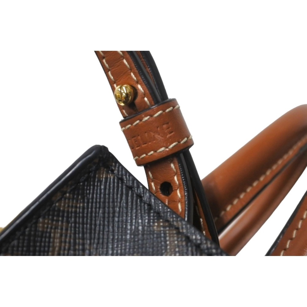 Celine shoulder Triomphe bag canvas Vertical Cabas - Picture 6 of 9